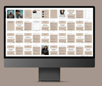 30 Day Social Media Challenge Guide & Workbook - MRR Digital Storefront