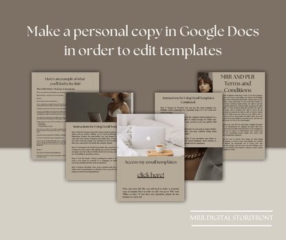 90+ Email Templates - Done for You - MRR Digital Storefront