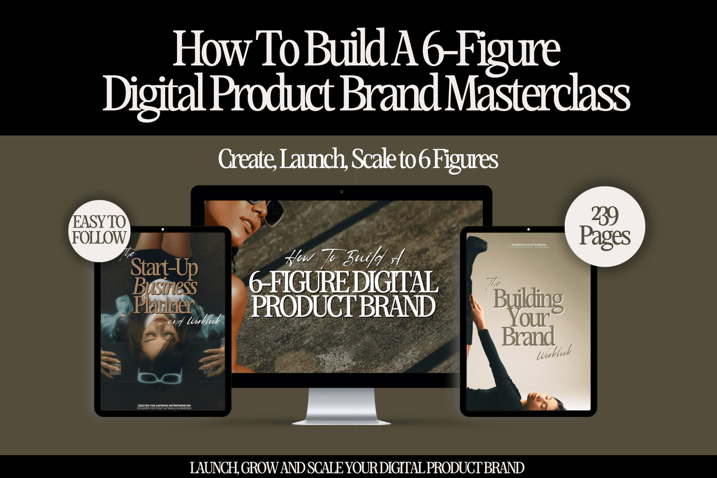 Building a 6 - Figure Digital Product Brand Masterclass - MRR Digital Storefront