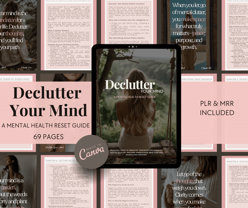 Declutter Your Mind - MRR Digital Storefront