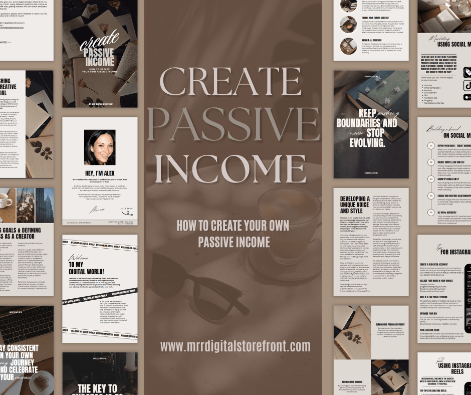 How To Create Your Own Passive Income