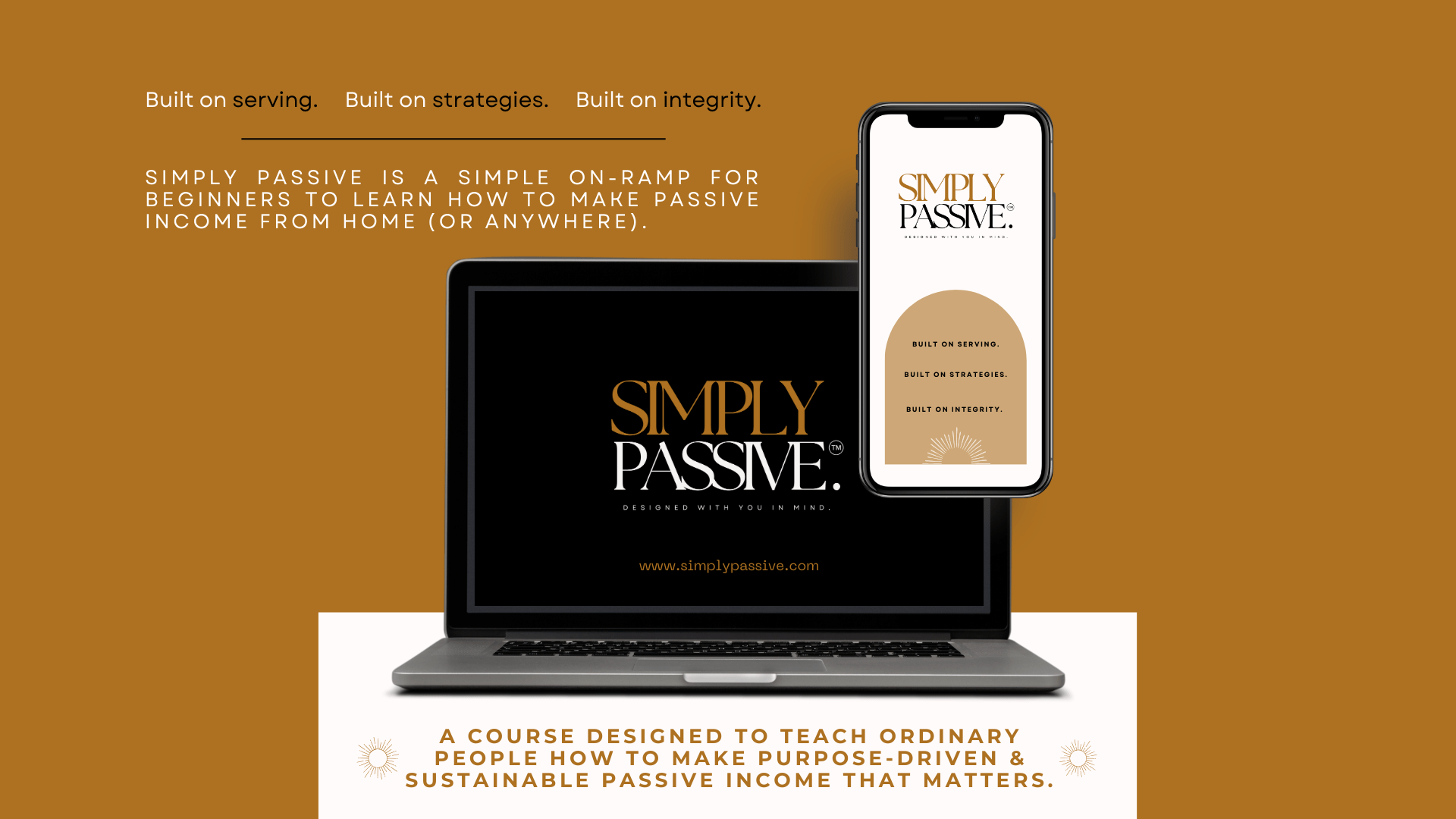SIMPLY PASSIVE Course - MRR Digital Storefront