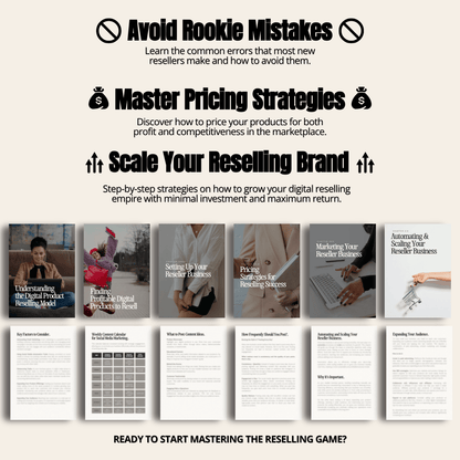 The Reseller's Playbook: Master Digital Reselling for Passive Income - MRR Digital Storefront