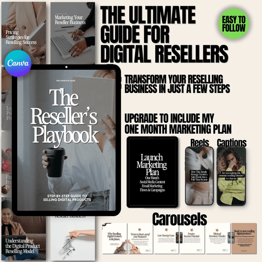 The Reseller's Playbook: Master Digital Reselling for Passive Income - MRR Digital Storefront